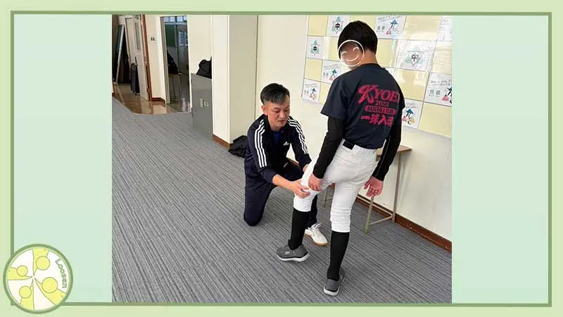 十勝･帯広市の整体,スポーツ運動パフォーマンスが向上する身体の使い方,からだの相談室Loosen,植原良,出張コーチの様子