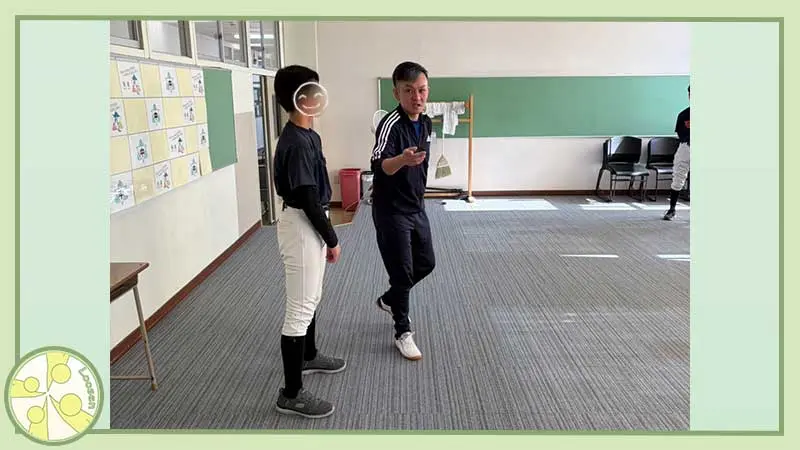 十勝･帯広市の整体,スポーツ運動パフォーマンスが向上する身体の使い方,からだの相談室Loosen,植原良,出張コーチの様子