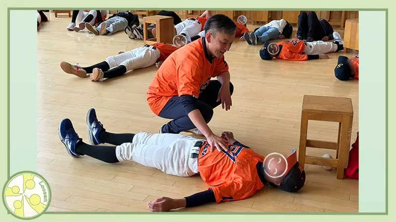 十勝･帯広市の整体,スポーツ運動パフォーマンスが向上する身体の使い方,からだの相談室Loosen,植原良,出張コーチの様子